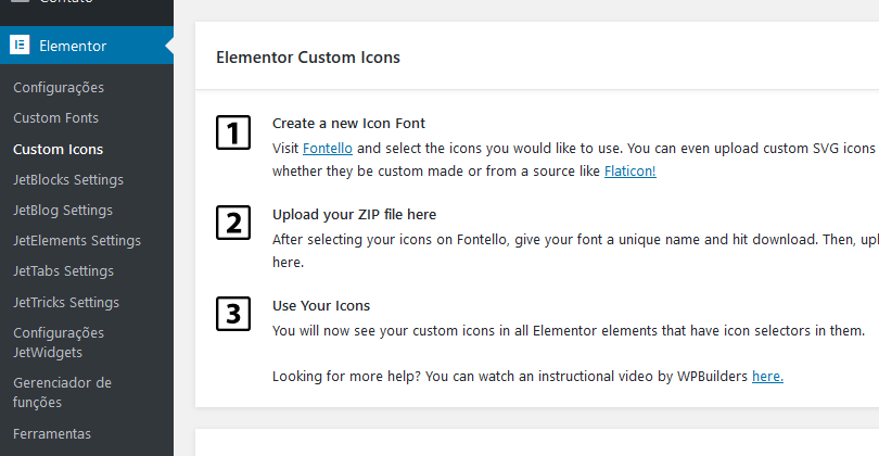 Custom Icons for Elementor